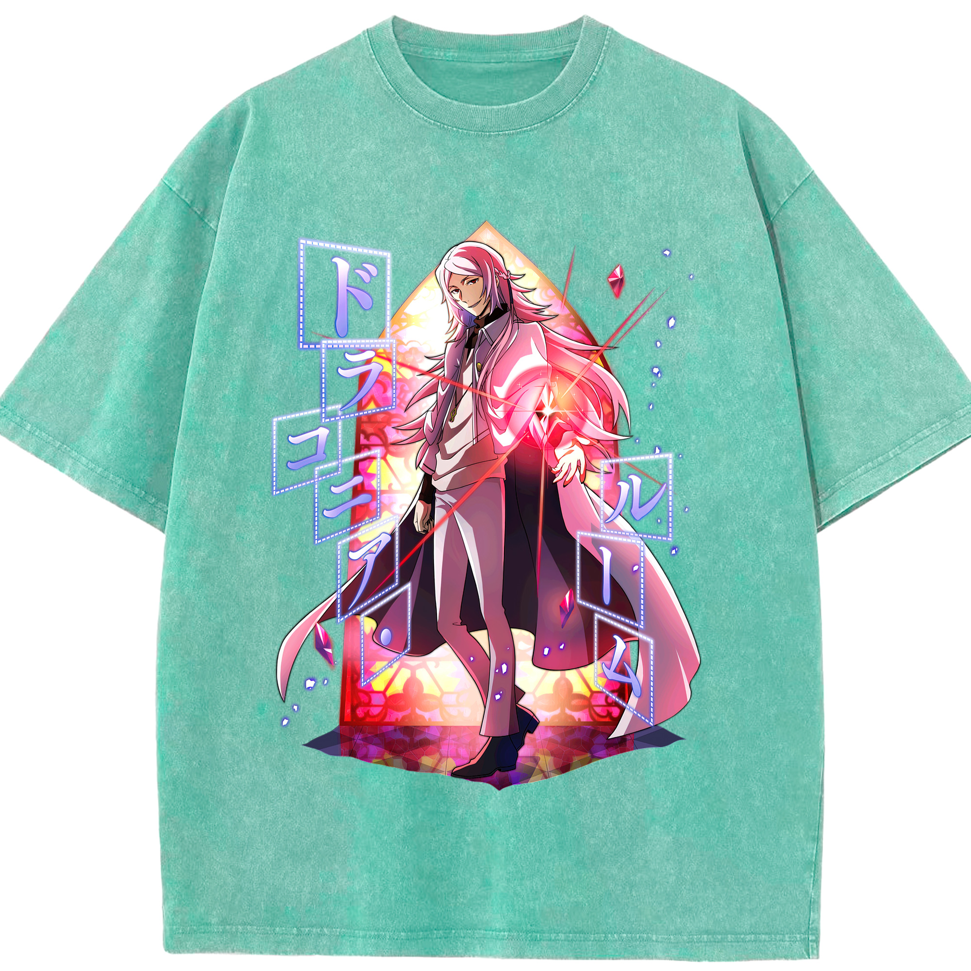 （画像用） 文豪ストレイドッグス Bungo Stray Dogs 綿100% ヴィンテージ風 半袖Tシャツ（フロントプリント）